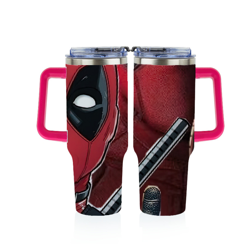 （画像用） Deadpool デッドプール 1200ｍLフルプリント車用タンブラー